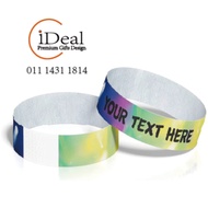 Tyvek Wristband Custom Event Wristband Printing Logo Custom Tyvek Wristband Ticket with Event Logo S