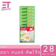 etbeauty [ 6 ซอง ] คนอร์ คัพโจ๊ก โจ๊กข้าวหอมมะลิกึ่งสำเร็จรูป 28 กรัม