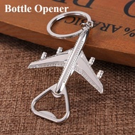 1PC Creative Combat Aircraft Keychains Metal Bottle Opener Keyring Men Car Key Holder Trinket Waist