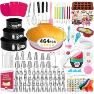 Tool Decorating Nozzle Decoration Baking Pan Cake Cake Set Set Baking Tool 464 Piece Set CG0L