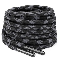 Metal Aglet Wavy Hiking/Work Boot Laces Heavy Duty & Non Slip