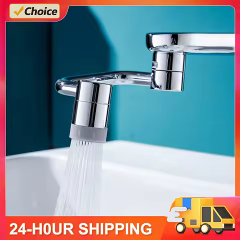 1080 Rotating Swivel Faucet Extender Filter Extension Kitchen Faucet Extend 2 Mode Splash Filter Ext