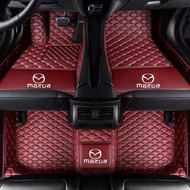 High quality leather car Mazda mat CX-30 CX-5 CX-8 Mazda3 auto Foot mat