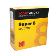 Kodak Super 8 Color Negative VISION3 500T 7219/50' Cartridge