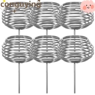 CONGUYING 10pcs Gardening Fertilization Baskets, With Spikes Stainless Steel Bonsai Baskets, Small P