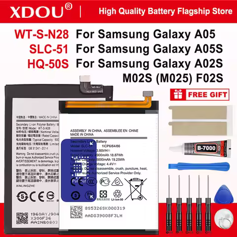 Brand New WT-S-N28 SLC-51 HQ-50S Battery For Samsung Galaxy A05 A05S A02S M02S (M025) F02S Mobile ph