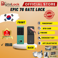 EPIC 7G GATE DIGITAL LOCK (FREE INSTALLATION)+ LETTER BOX LOCK + $100 DOOR VOUCHER + $200 MATTRESS V