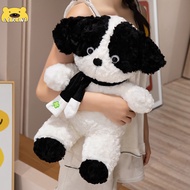 AIXINI Cute Scarf Puppy Plush Toy Hook Dog Doll Puppy Plush Pillow Birthday Gift Christmas Gift for Kids