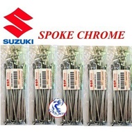SPOKE CHROME Spoke Rim Lidi Rim SUZUKI RC80 RC100 RC110 GSX110 FX110 RG110 RGV120 RG RGV BEST110 FD1