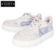 Pre-owned Dior Addict Toile de Jouy volume sole sneakers, size 36 1/2.