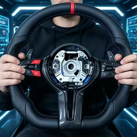 Factory Direct Sales M Sport Leather Steering Wheel For BMW 3 5 Series F10 F15 F20 F22 F30 F32 F36 F