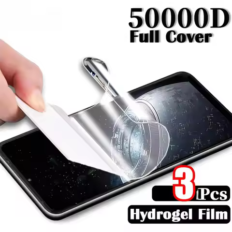 3Pcs Full Cover Screen Protector Film for Infinix Note 50x 50s 50 40 Pro+ Soft Hydrogel Film for Inf