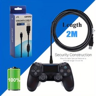 2 Meters Micro USB Charging Cable For Playstation 4/PS4 Slim/PS4 Pro Gamepad Controller Charger Charging Data Cable 2M/78Ft
