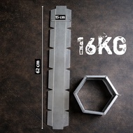DUMBELL 16 KG - Empty Dumbbell Mold for Making 16 Kg Dumbell Set - Workout at More Economical and Pr