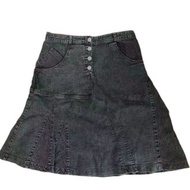 克裡斯丁 立裁牛仔裙