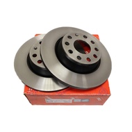 OEM 2Pc Rear Brake Disc Rotor for Audi A3/Q3/SEAT  (5Q0615601G)