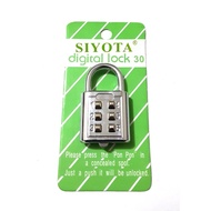 Siyota Digital Lock 30mm 6-digit Number Padlock Size 30mm