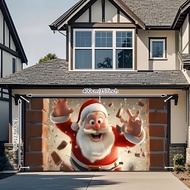 Merry Christmas Theme Backdrop For Party Decoration Santa Claus Background Wallpaper K6w1