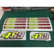 STICKER ROSSI FT NICKY HAYDEN 469
