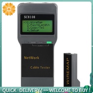 RJ45 Lan Network Cable Tester SC8108 Network Cable Tester STP UTP Ca5e Cat6 Network LAN Length Cable