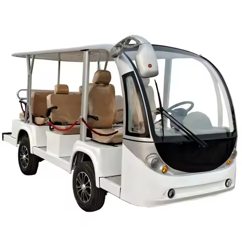 Passenger Fully Enclosed 14-Seat Rear-Drive Brand New Chinese Luxury Tourism Pure Electric Mini Sigh
