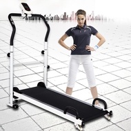 Household Foldable Mini Treadmill Walking Machine Active Aerobic Exercise Jogging Machine without Plug-in