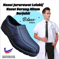 KASUT SARUNG HITAM BERJAHIT LELAKI / Wanita/kasut jururawat Hitam lelaki