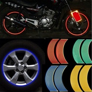 16 car and motorcycle rim reflective stickers with decals, Starting from 5pcs