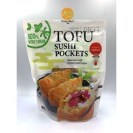 INARI TOFU SUSHI POCKETS - 100% VEGETARIAN - Seasoned with Soy sauce & Sugar - 10 Pockets (MADE IN J
