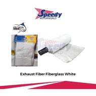 Espada Exhaust Fiber Fiberglass White TEBAL 21.5cm x 110cm (Fiber Exhaust, Fiber Ekzos, Fiber Exzos,