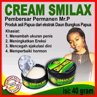 Cream Smilax ekstrak Daun Bungkus Papua 40gr Pembesar Penis Pria