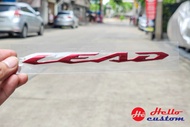 สติ๊กเกอร์ โลโก้ HONDA + LEAD สีแดง (ราคา 1 อัน) สำหรับ LEAD125 แท้ศูนย์เวียดนาม LEAD 125