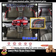 5D Plus Carpet Perodua Kenari Pu Leather Non Slip Floor Mat