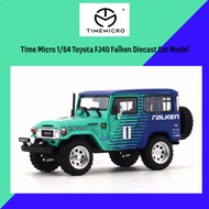 (READY STOCK) TIME MICRO 1/64 Toyota FJ40 Falken Diecast Car Model