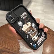 Case For Realme C20 C20A C11 2021 Narzo 50I All-Inclusive Soft Silicone Shockproof Phone Coffee Milk
