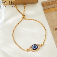 สร้อยข้อมือ Evil Eye แบบปรับได้ สแตนเลส Steel ของแฟชั่นผู้หญิง 2024 best seller แนวไวรัล TikTok Shop