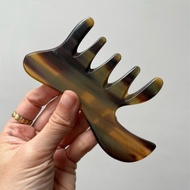 Multifunctional Massage Real Buffalo Horn Comb
