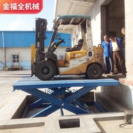 Factory Assembly Unloading Goods Ladder Hydraulic Warehouse 3 Platform Ton Fixed Cut Fork Type Platf