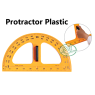 Protractor/Protector Plastic with Holder 1pc (Geometry Teaching Ruler)