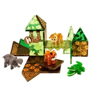 Magna-Tiles磁力積木25片-叢林動物