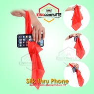 Alat Sulap Kain tembus Handphone Silk Thru Phone