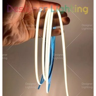 Designer Light [8mm-320D IP65] 24V COB Led Strip Light 5meter Roll Colourful Led Strip with Power Su