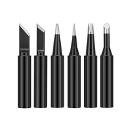 6Pcs/set Lead-free Soldering Iron Tip 900M-T-SK 900M-T-2.4D 900M-T-K 900M-T-3C 900M-T-I 900M-T-B Wel
