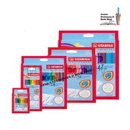 STABILO Swans Color Pencil / Pensel Warna / Coloring Pensil (12+1Short, 12+1Long, 24+2Long, 36+2Long
