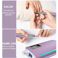 Electric Nail Drill Machine - 2-in-1 Professional Coreless Motor Nail File, 40000 RPM 6000mAh Portab