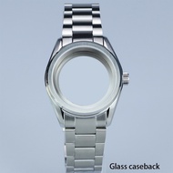 38.0mmGS Watch Case NH35 Case 316L Stainless Steel Suitable for NH35/NH34 Movement Sapphire Glass