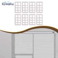 [vsrhkq] Plastic Window Bracket Clear Acrylic Shade Spacer Blocks Support for Indoor Curtain Any Roo