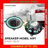 Roadstar Speaker Mobil HiFi 5 Inch 100W Car Speaker Audio System Bass