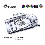 Bykski N-MS3070VES-X Full Coverage GPU Water Block and Backplate for MSI RTX 3070 VENTUS (N-MS3070VES-X)