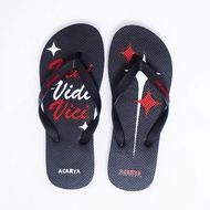 Acarya Men's Casual Flip Flops Distro Cowok Phylon Vini Rubber